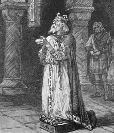 König Eduard der Bekenner von English School